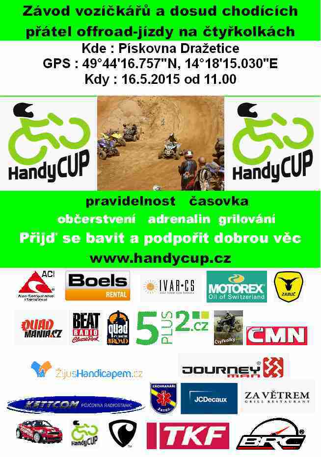 Na HandyCup do Dražetic už tuto sobotu